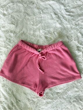 NWOT Reserved Bubblegum Pink Sweater Knit Shorts
